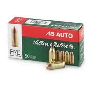 S&B 45 ACP 230GR FMJ