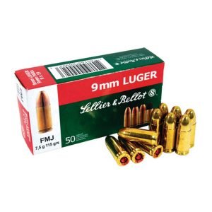 S&B 115GR FMJ 9MM
