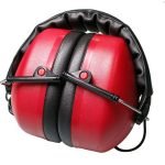 EAR MUFFS ELECTRONIC RED #EP171