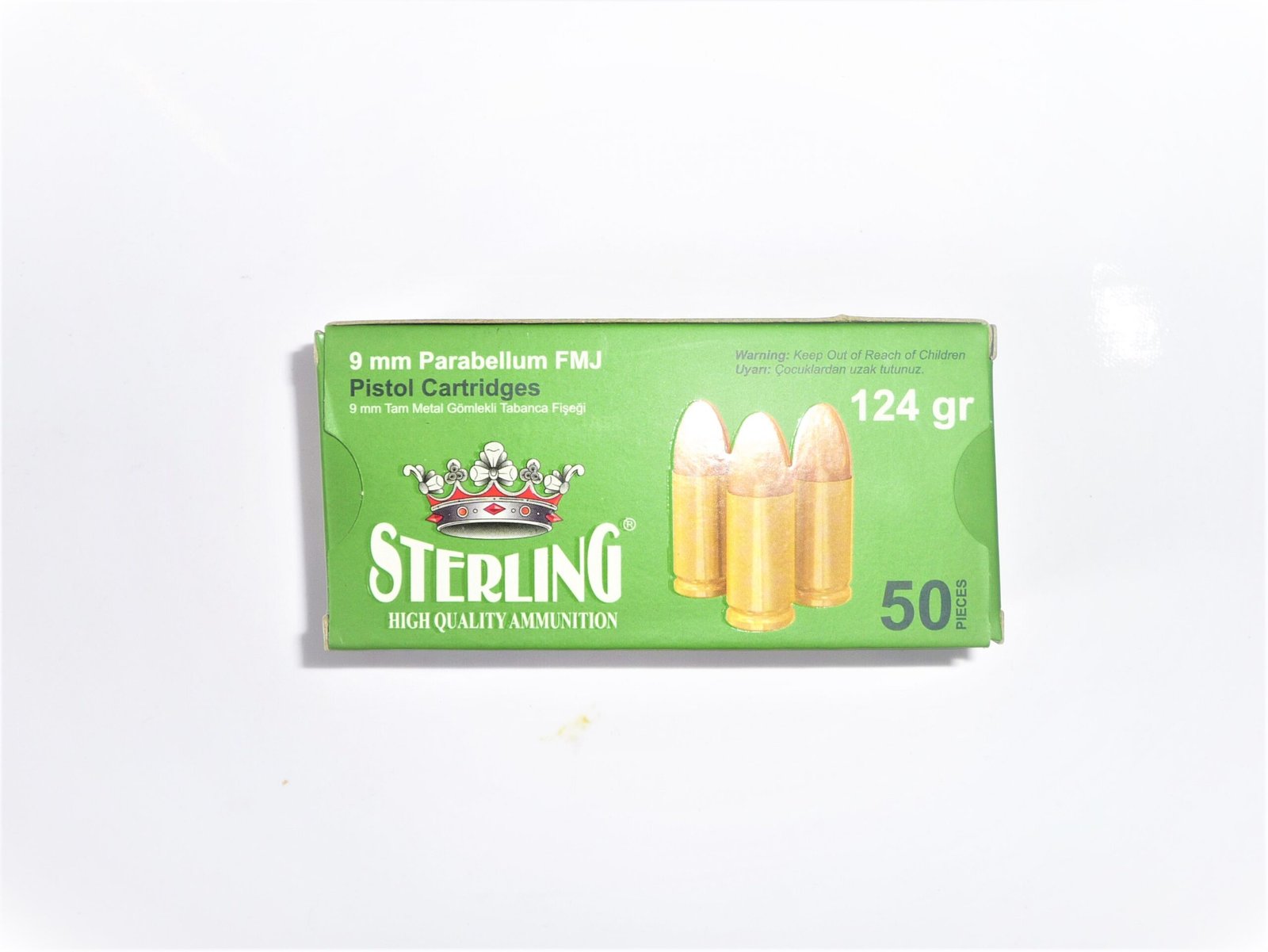 STERLING 124 GR FMJ 9MM